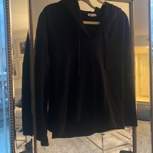 James perse long sleeve shirt with hood